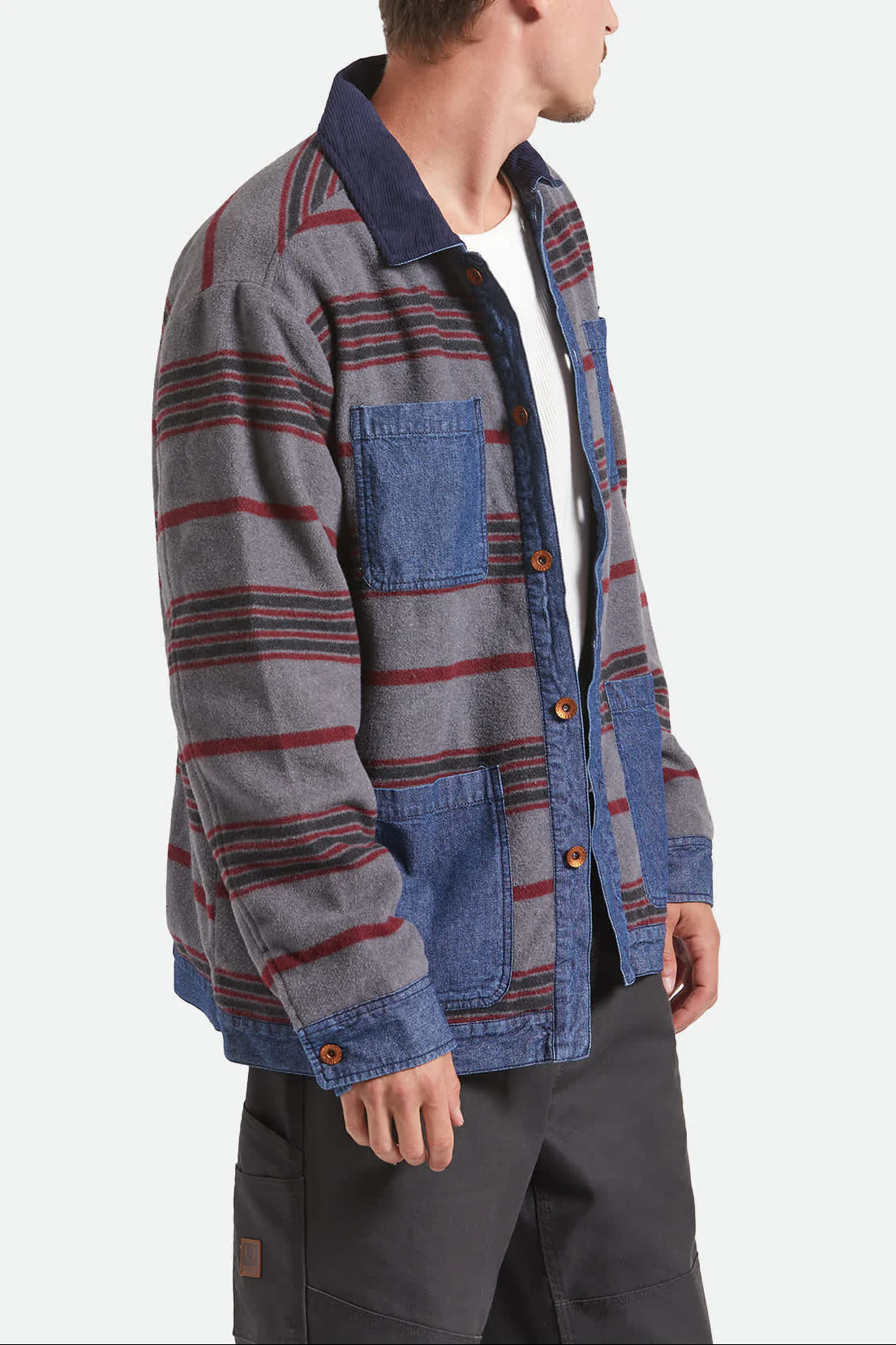 Altered Threads Chore Coat - Medium Wash Denim - Image 4