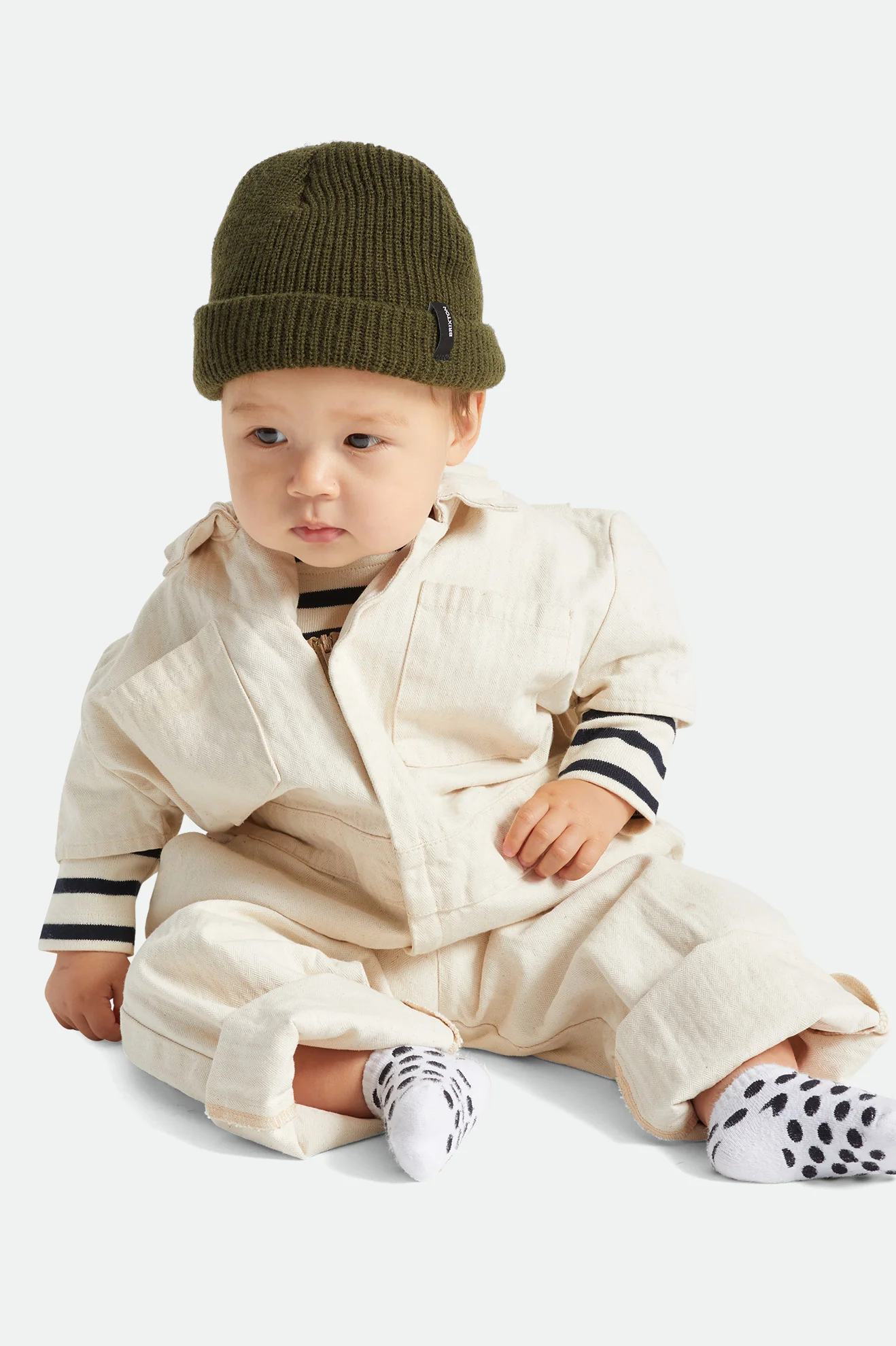 Baby Heist Beanie - Military Olive - Image 3
