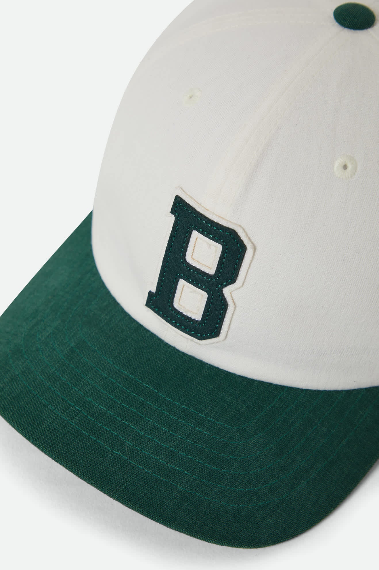 Big B Adjustable Hat - Off White/Primal Green - Image 3