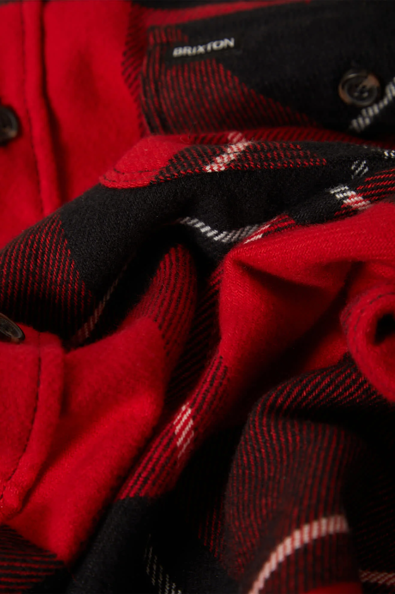 Bowery Flannel - Black/Adrenaline Rush/Off White - Image 4