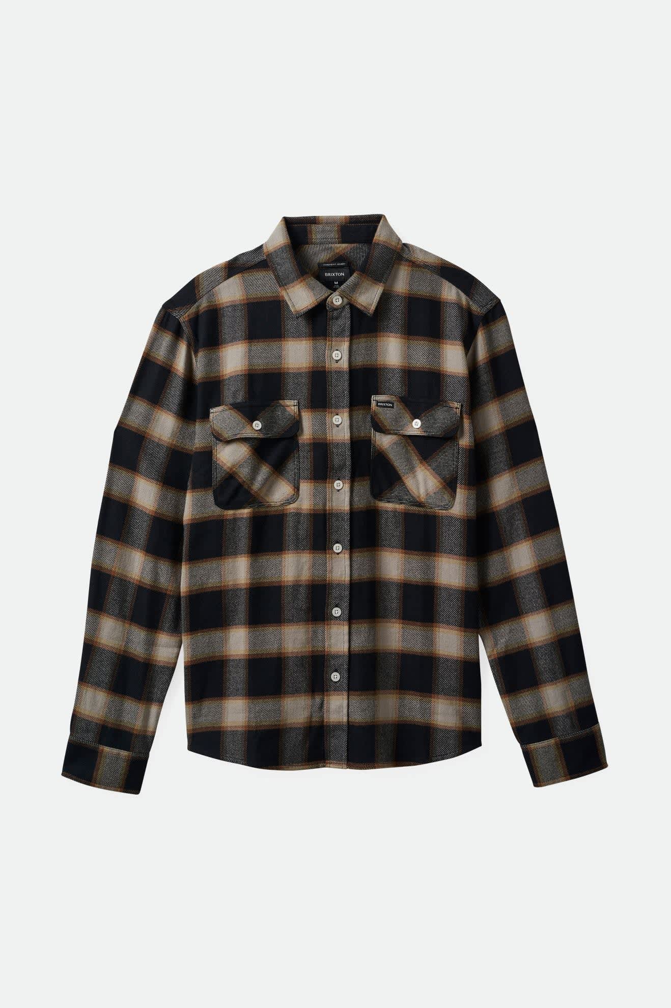 Bowery Flannel - Black/Cream