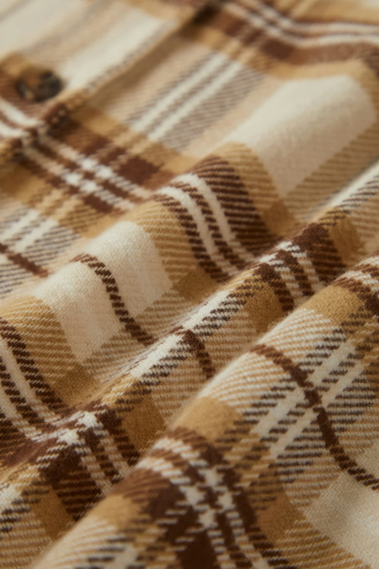 Bowery L/S Flannel - Whitecap/Sand/Pinecone Brown - Image 3