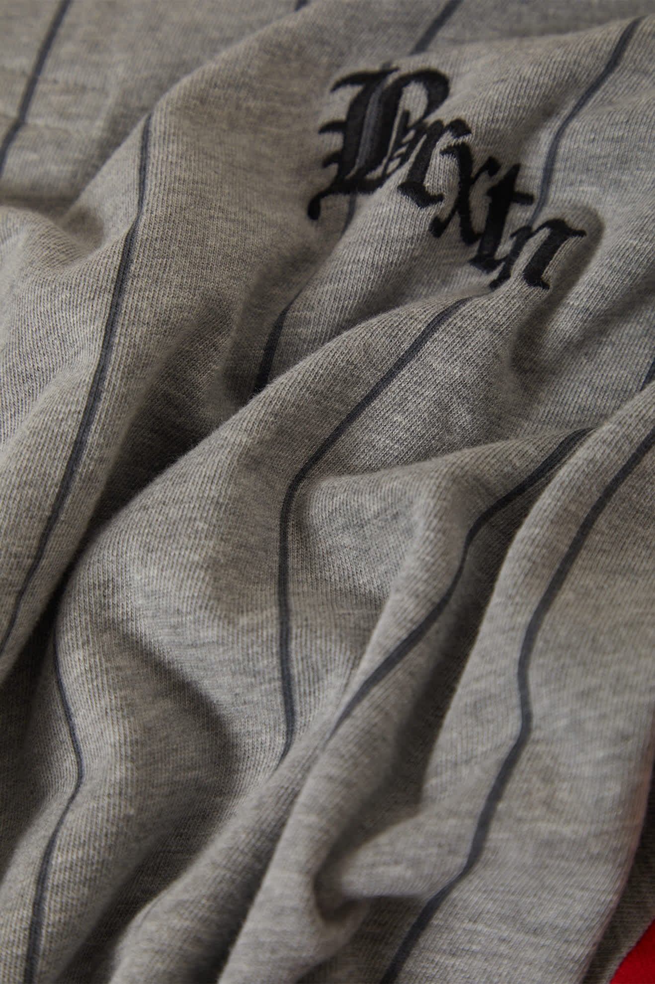 Boxy Short Sleeve Baseball T-Shirt - Heather Grey/Adrenaline Rush - Image 9