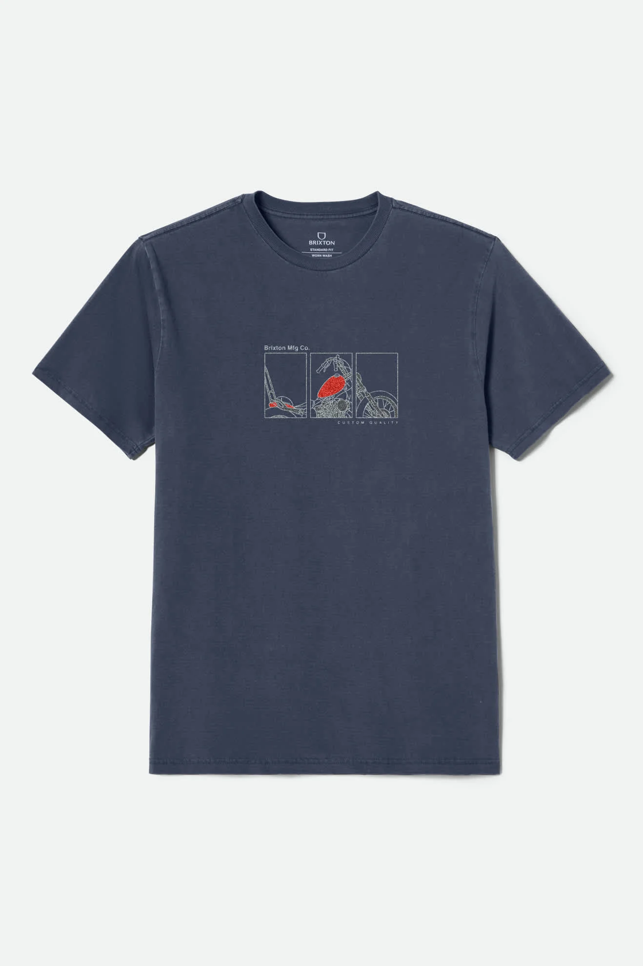 Briscoe S/S Standard T-Shirt - Mood Indigo Worn Wash