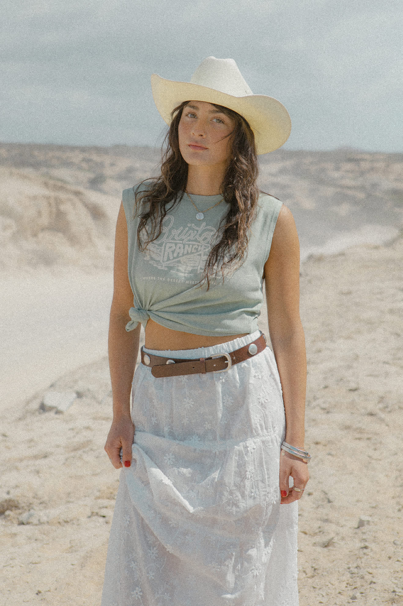 Brixton Ranch Muscle Tank - Sage Green - Image 7