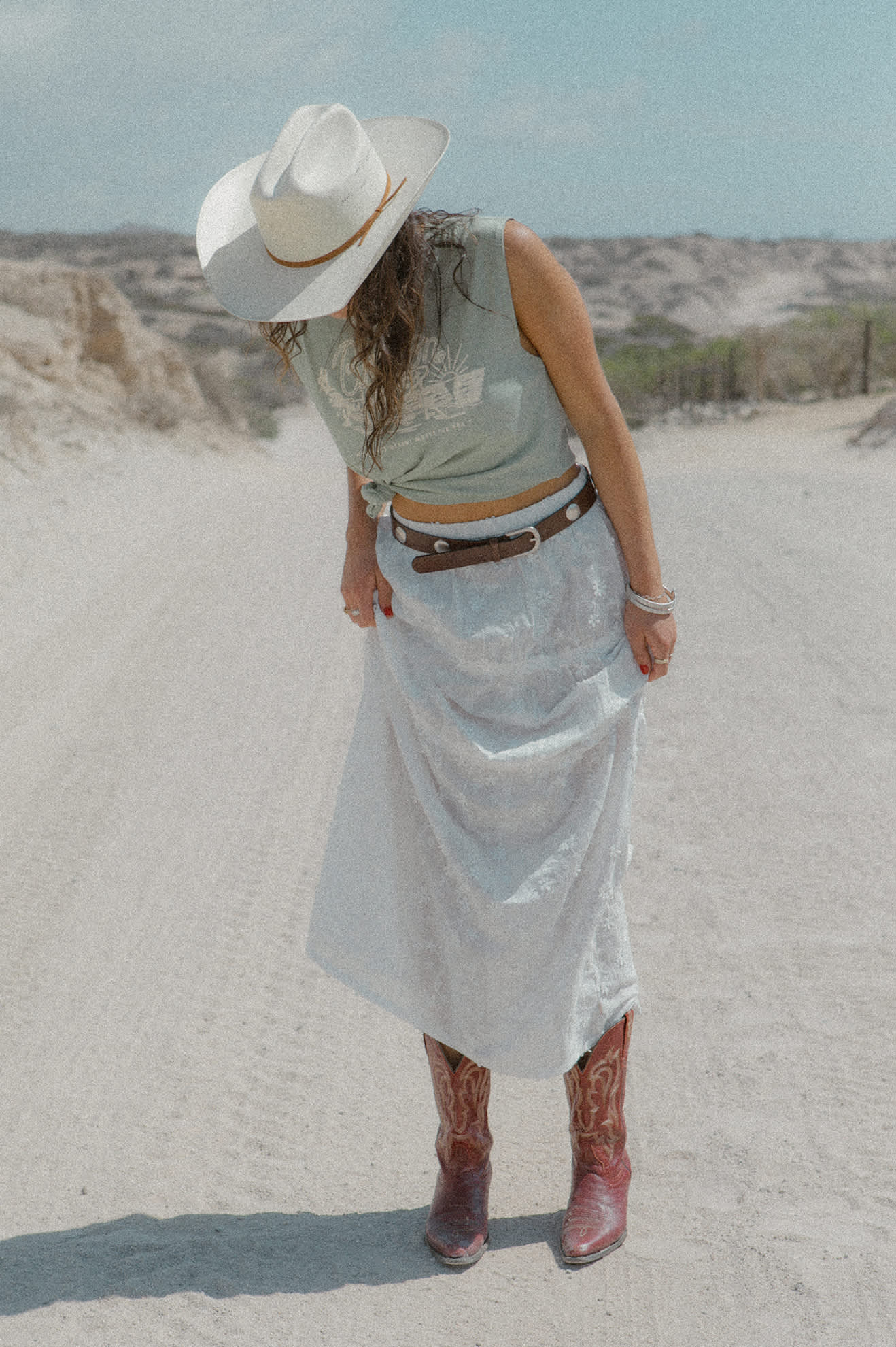 Brixton Ranch Muscle Tank - Sage Green - Image 8
