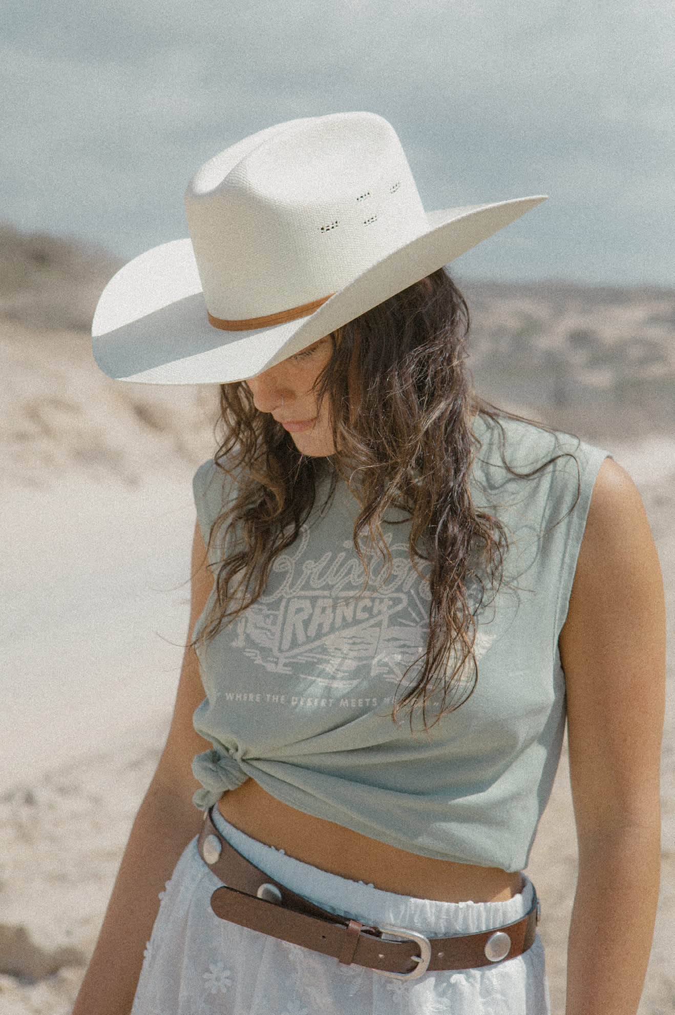 Brixton Ranch Muscle Tank - Sage Green - Image 9