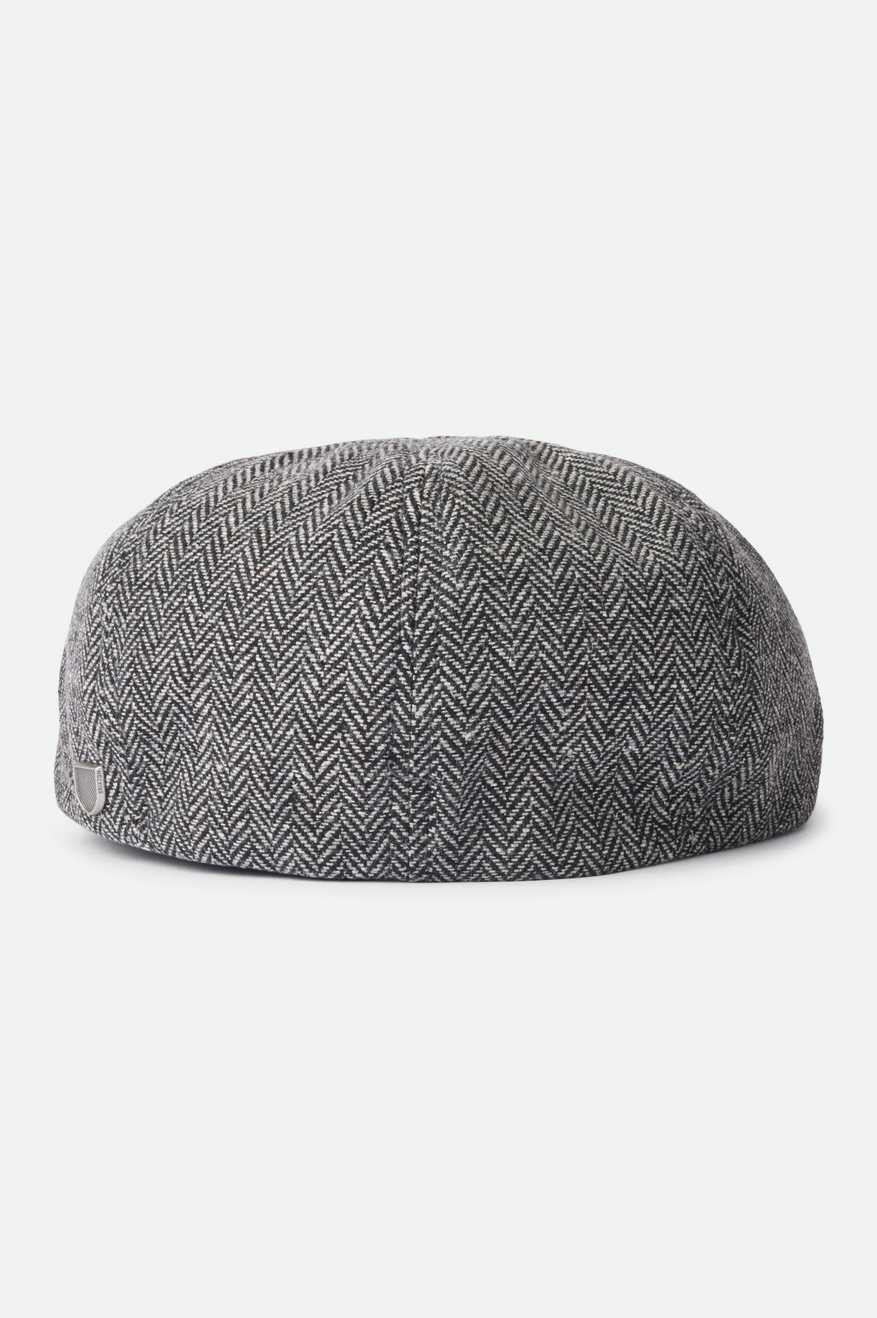 Brood Newsboy Cap - Grey/Black - Image 2