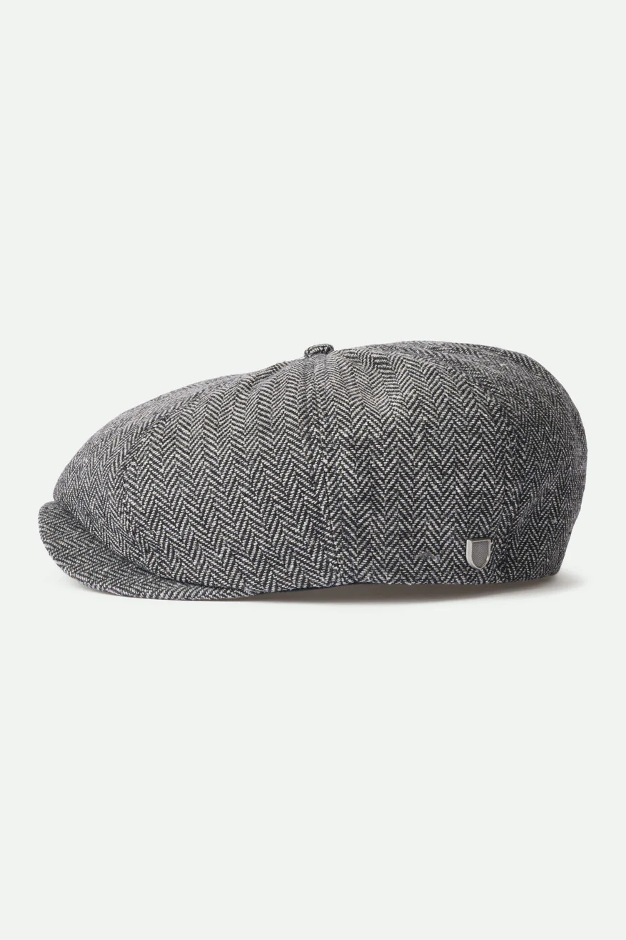 Brood Newsboy Cap - Grey/Black - Image 3