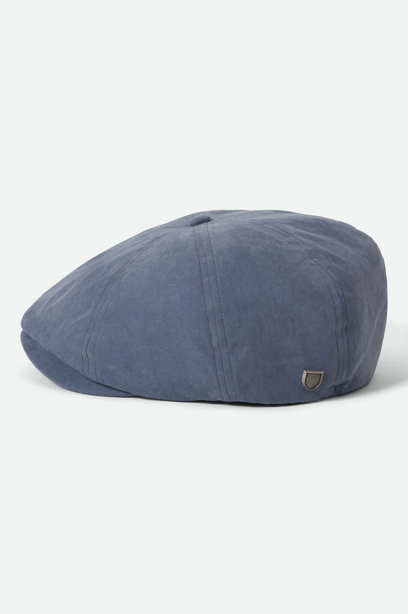 Brood Newsboy Cap - Slate Blue Brushed Satin - Image 6