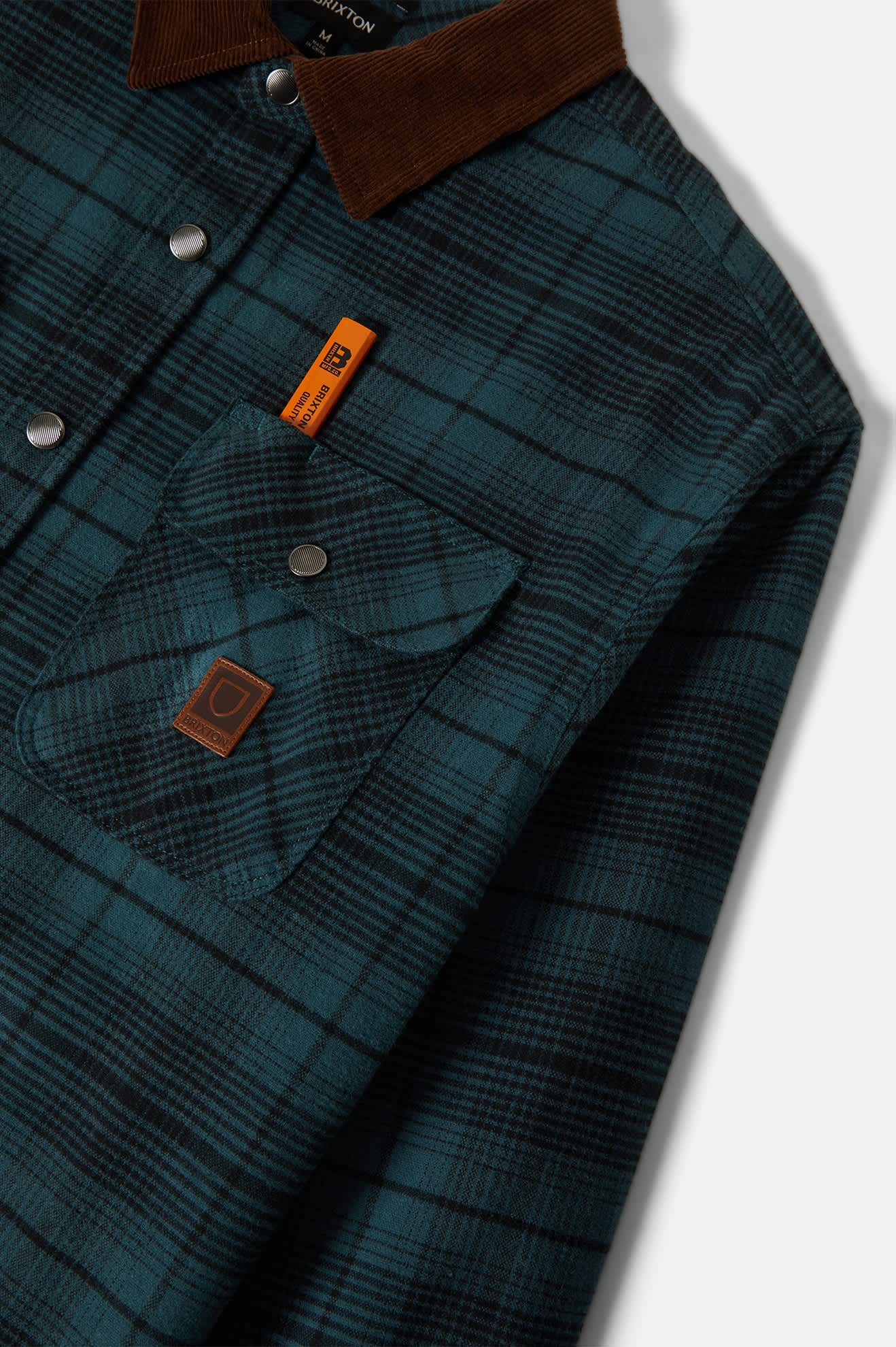 Builders Bowery Performance Flannel - Night Sage/Black - Image 7
