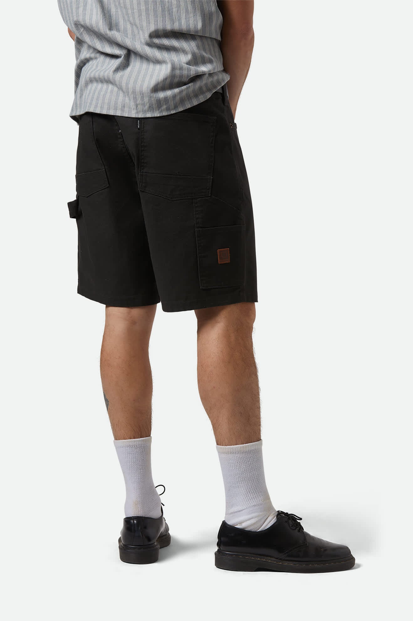 Builders Carpenter Baggy Short - Washed Black - Image 4