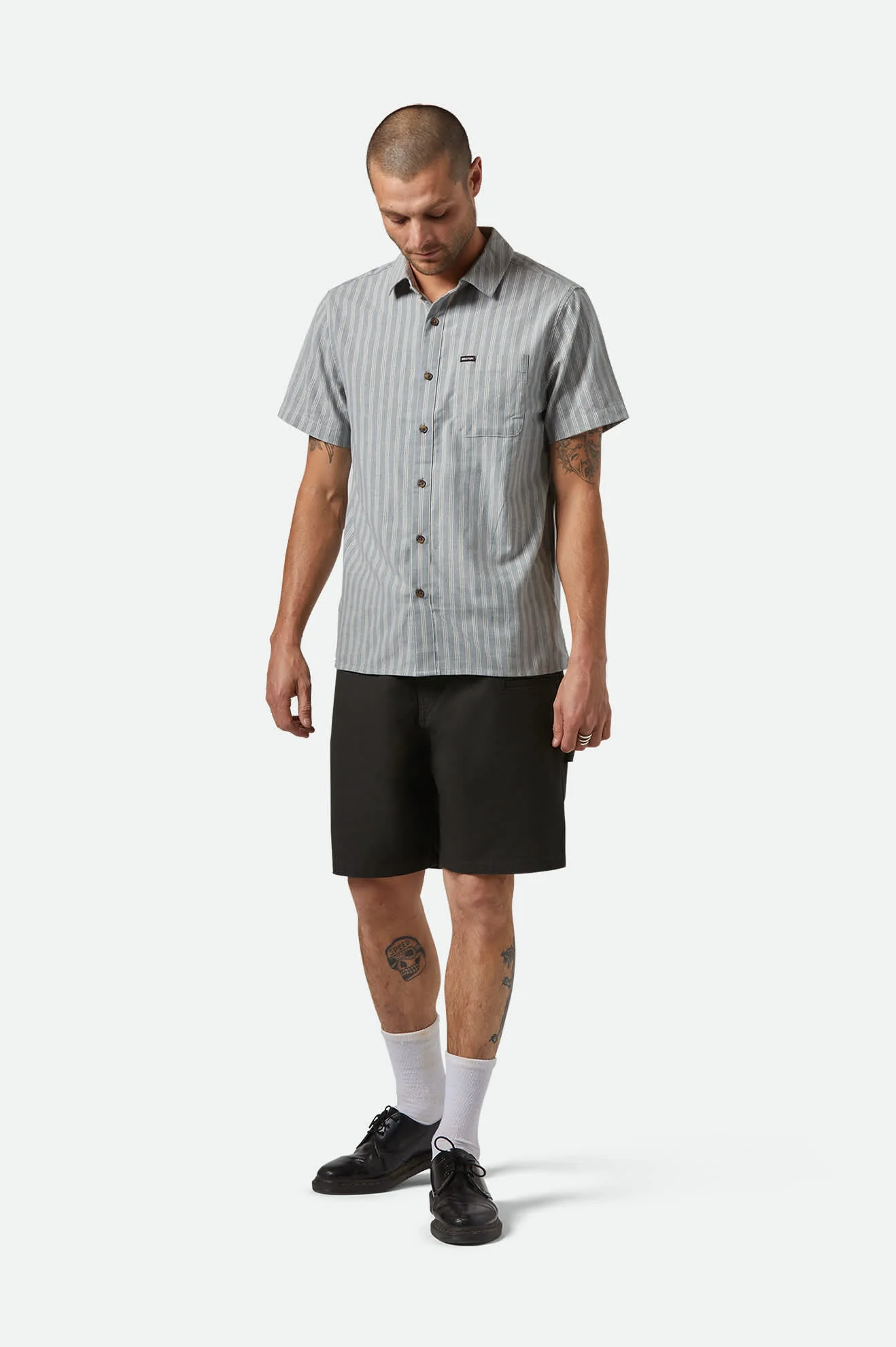 Builders Carpenter Baggy Short - Washed Black - Image 5