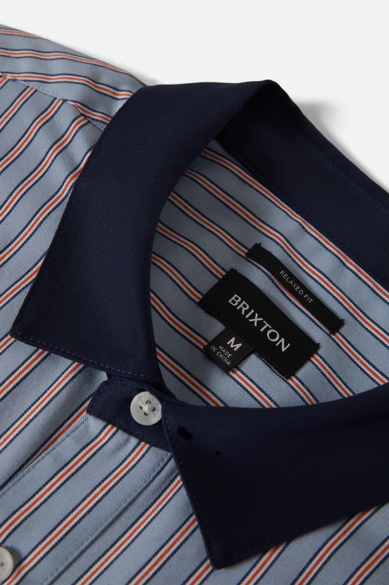 Builders Olson Short Sleeve Shirt - Blue Aura Stripe - Image 9