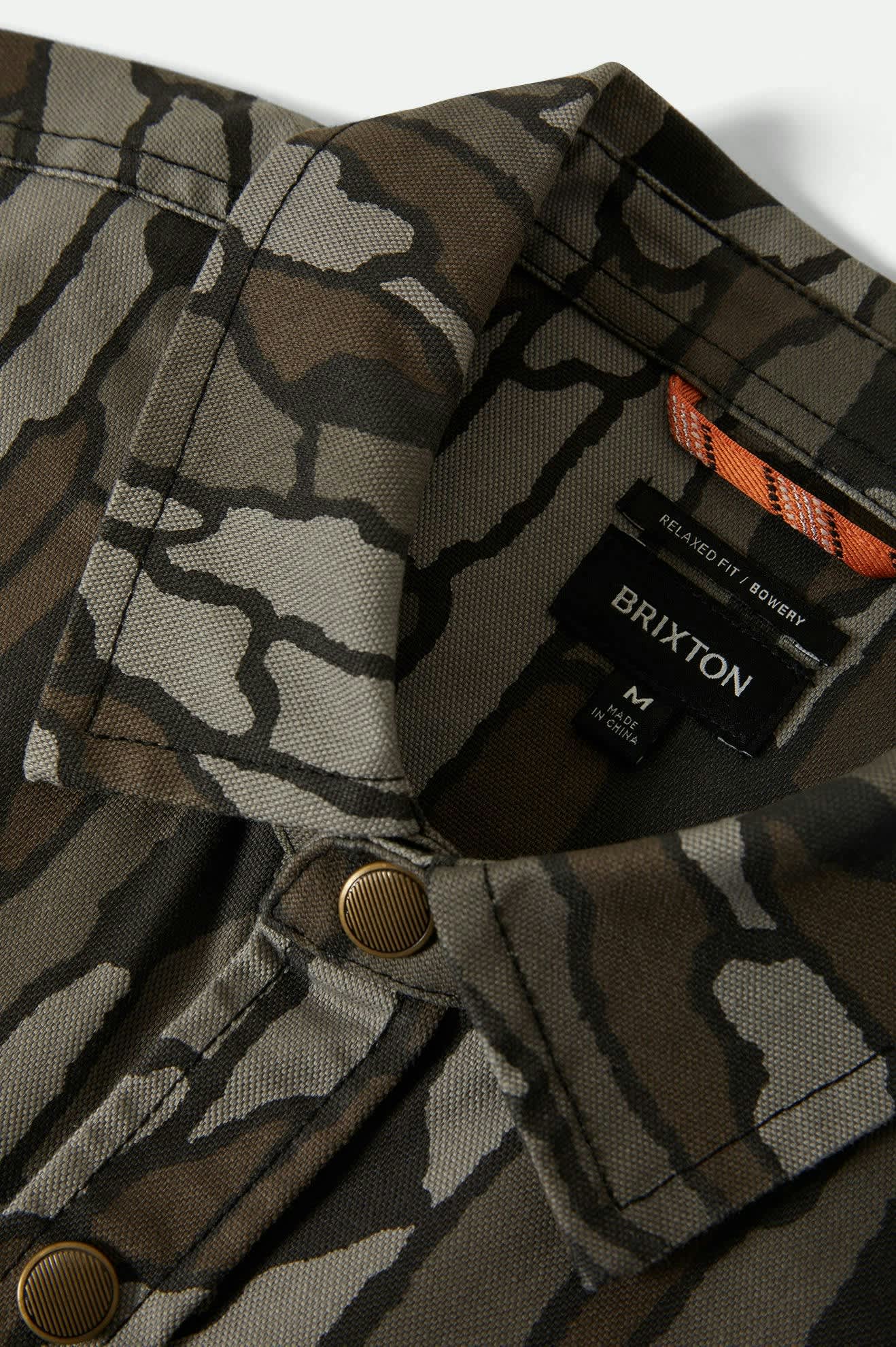 Builders Stretch L/S Overshirt - Bark Camo - Image 6