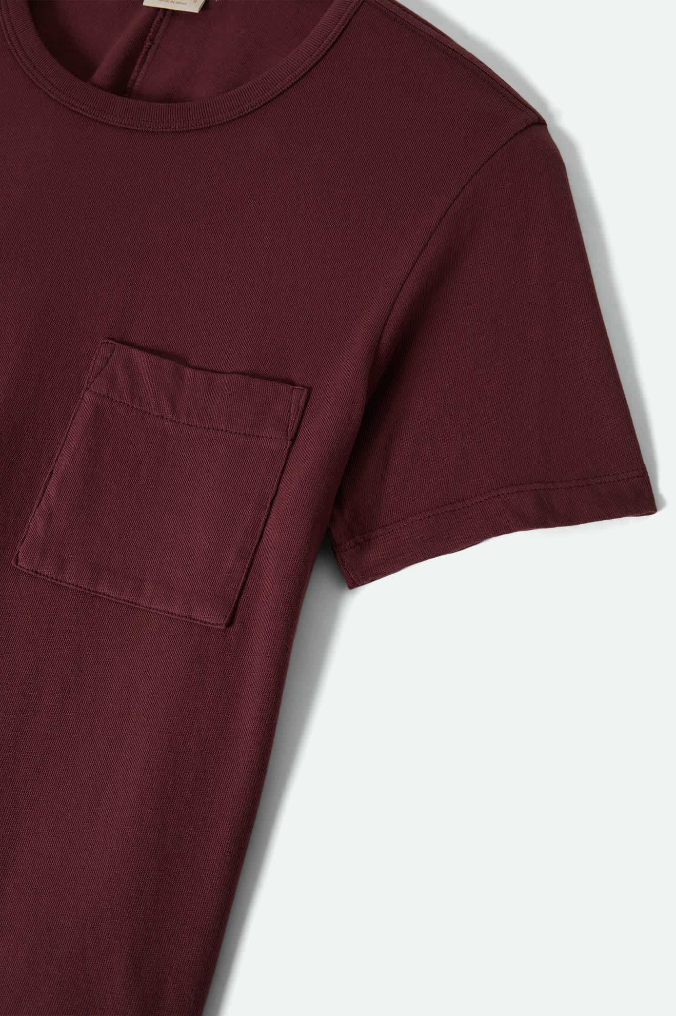 Carefree Organic Garment Dye Perfect T-Shirt - Port - Image 6