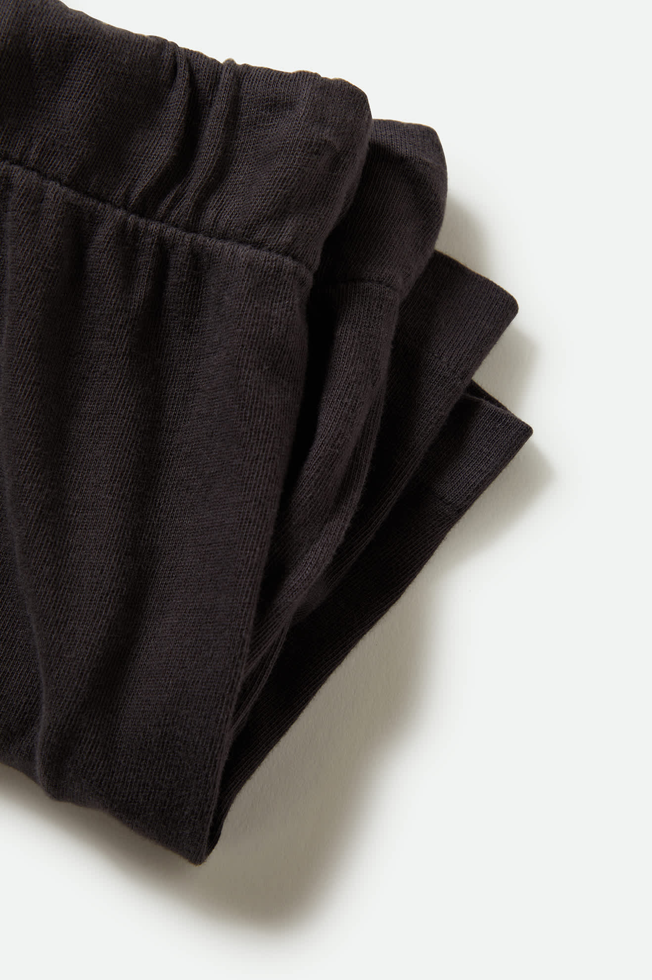 Carefree Organic Garment Dyed Lounge Short - Black - Image 5