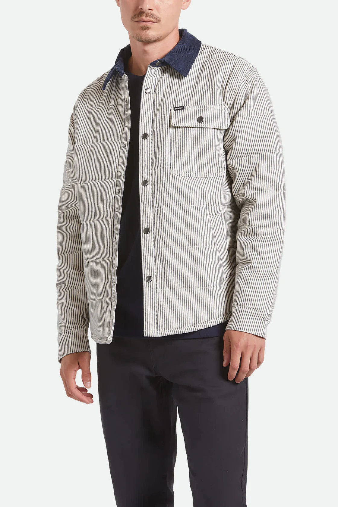 Cass Jacket - Whitecap/Mood Indigo Hickory S - Image 2