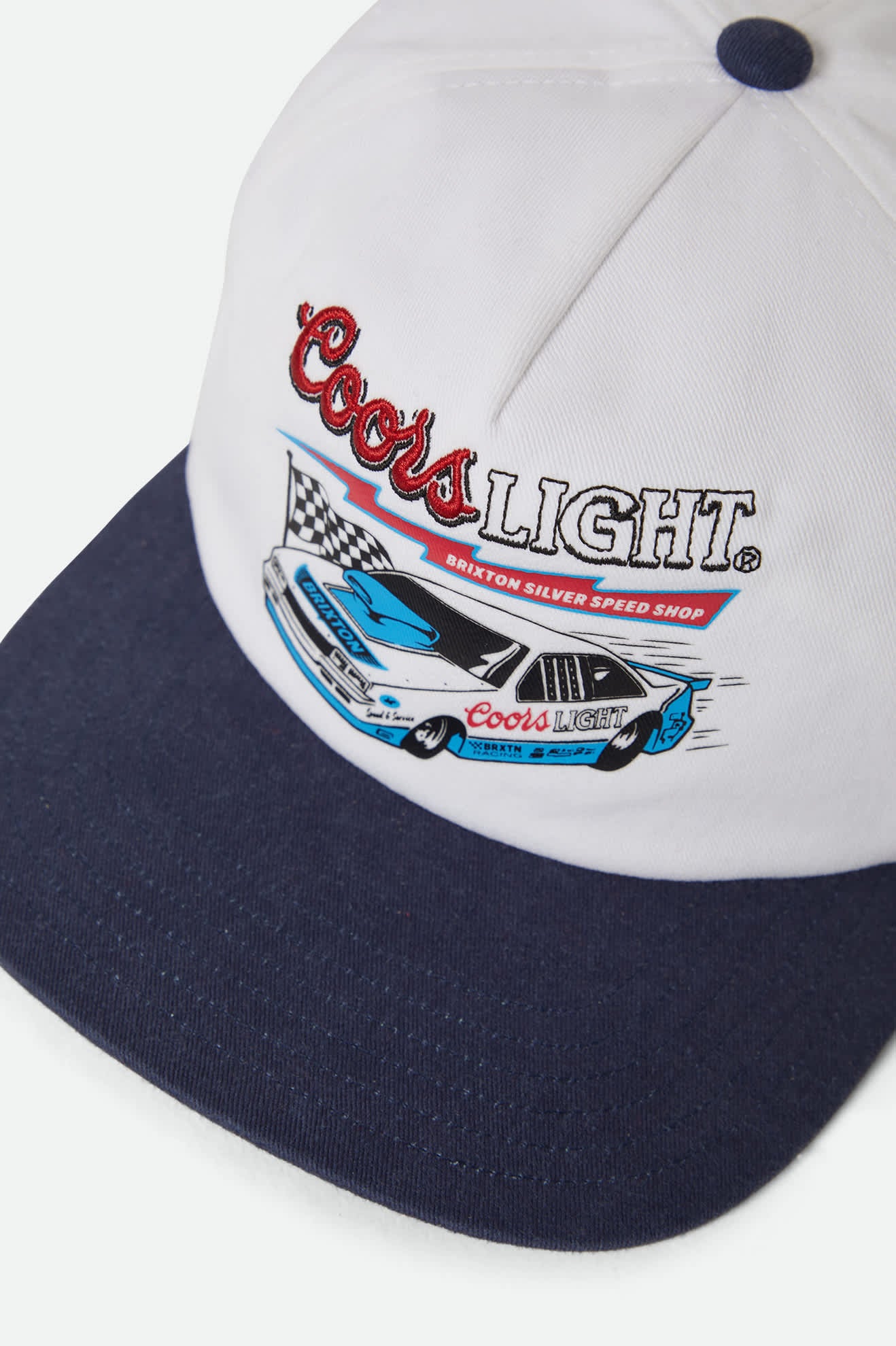 Coors Light Blower Snapback - White/Coors Navy - Image 3