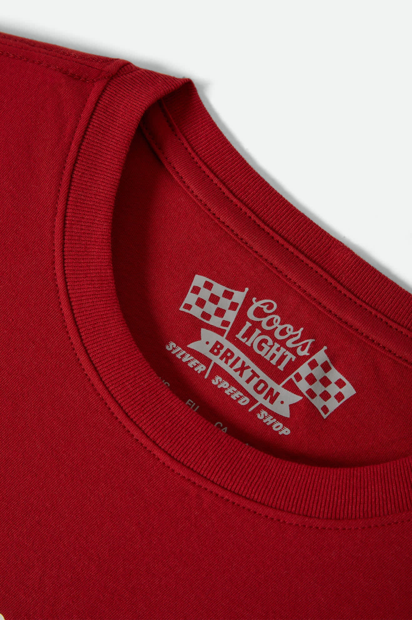 Coors Light Racing Fitted T-Shirt - Coors Red - Image 4