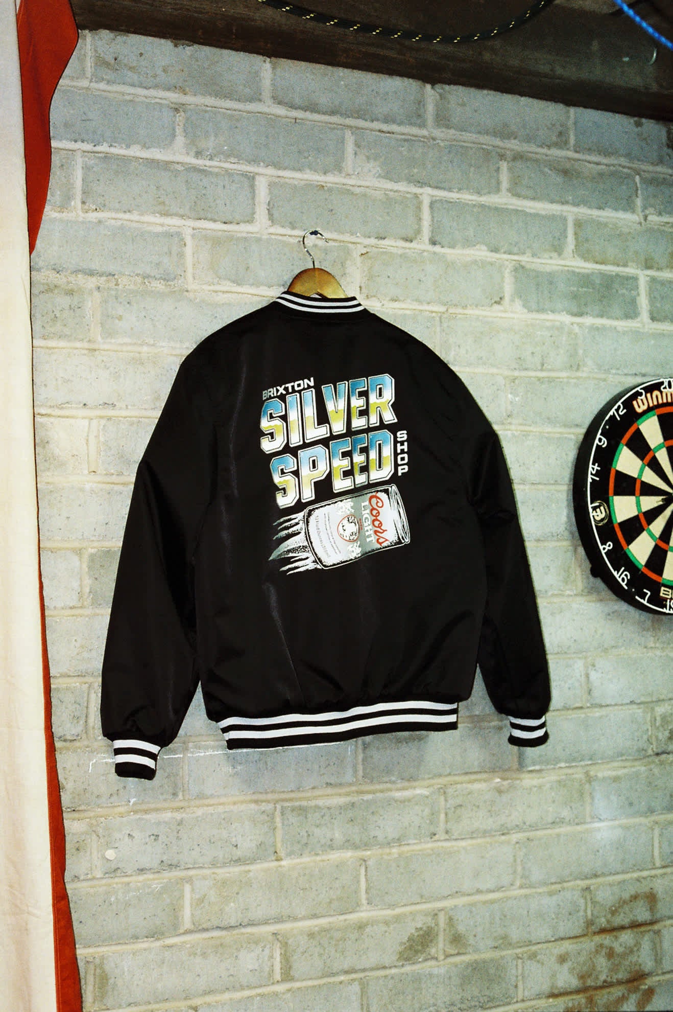 Coors Light Silver Speed Shop Jacket - Black/Silver - Image 6