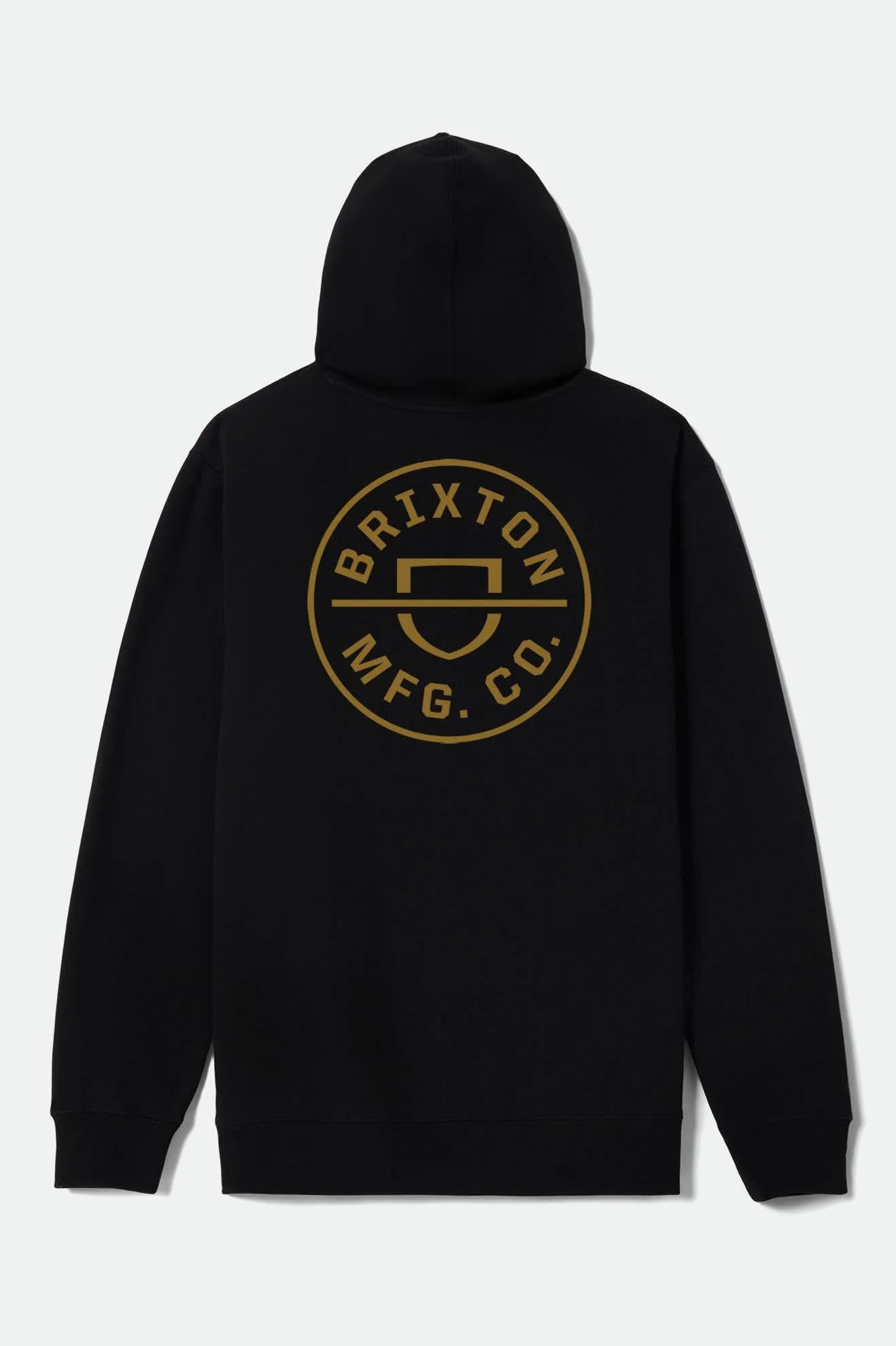 Crest Hoodie - Black/Bronze
