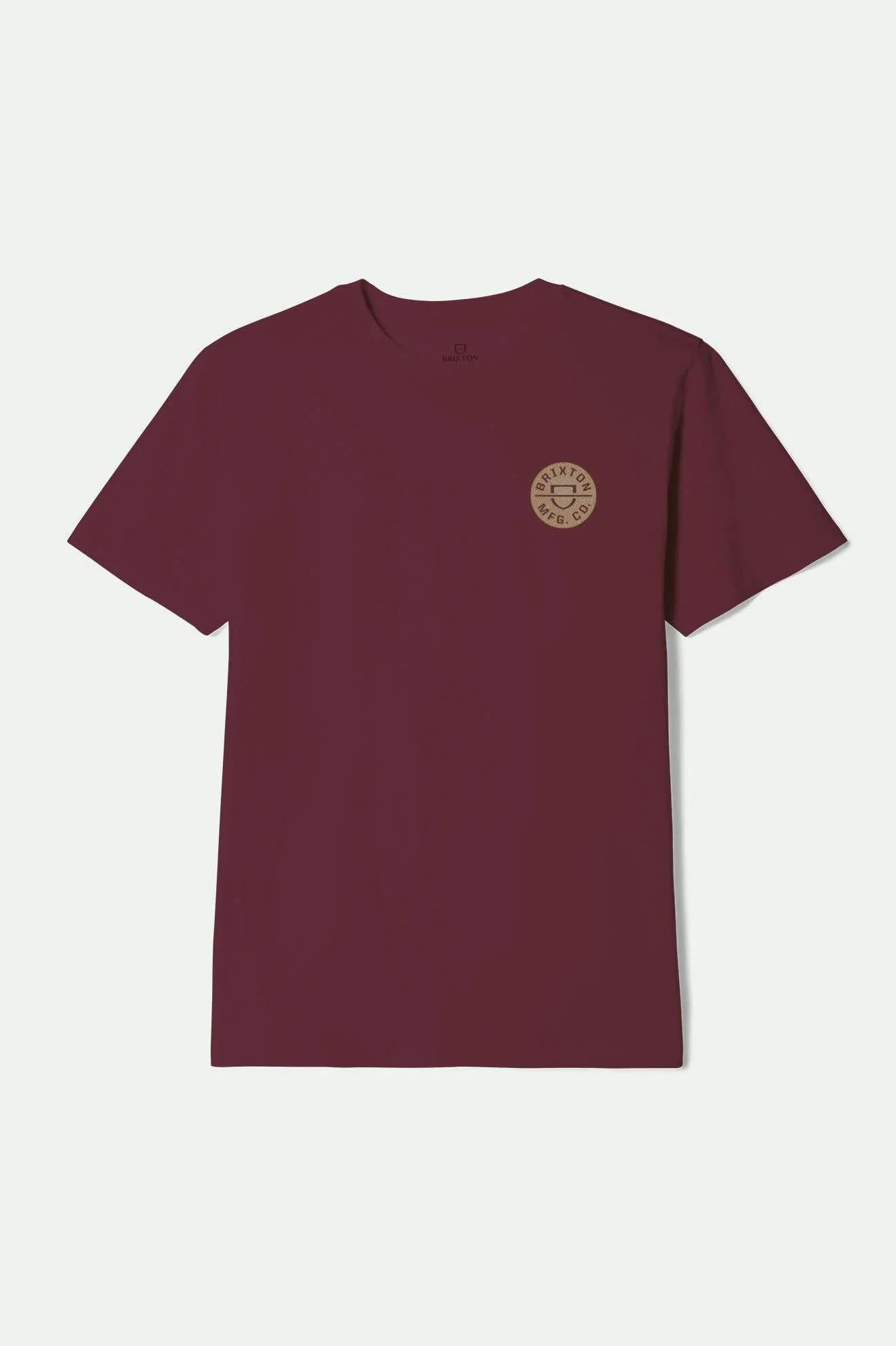 Crest II S/S Standard T-Shirt - Burgandy/Tobacco/Sand - Image 2