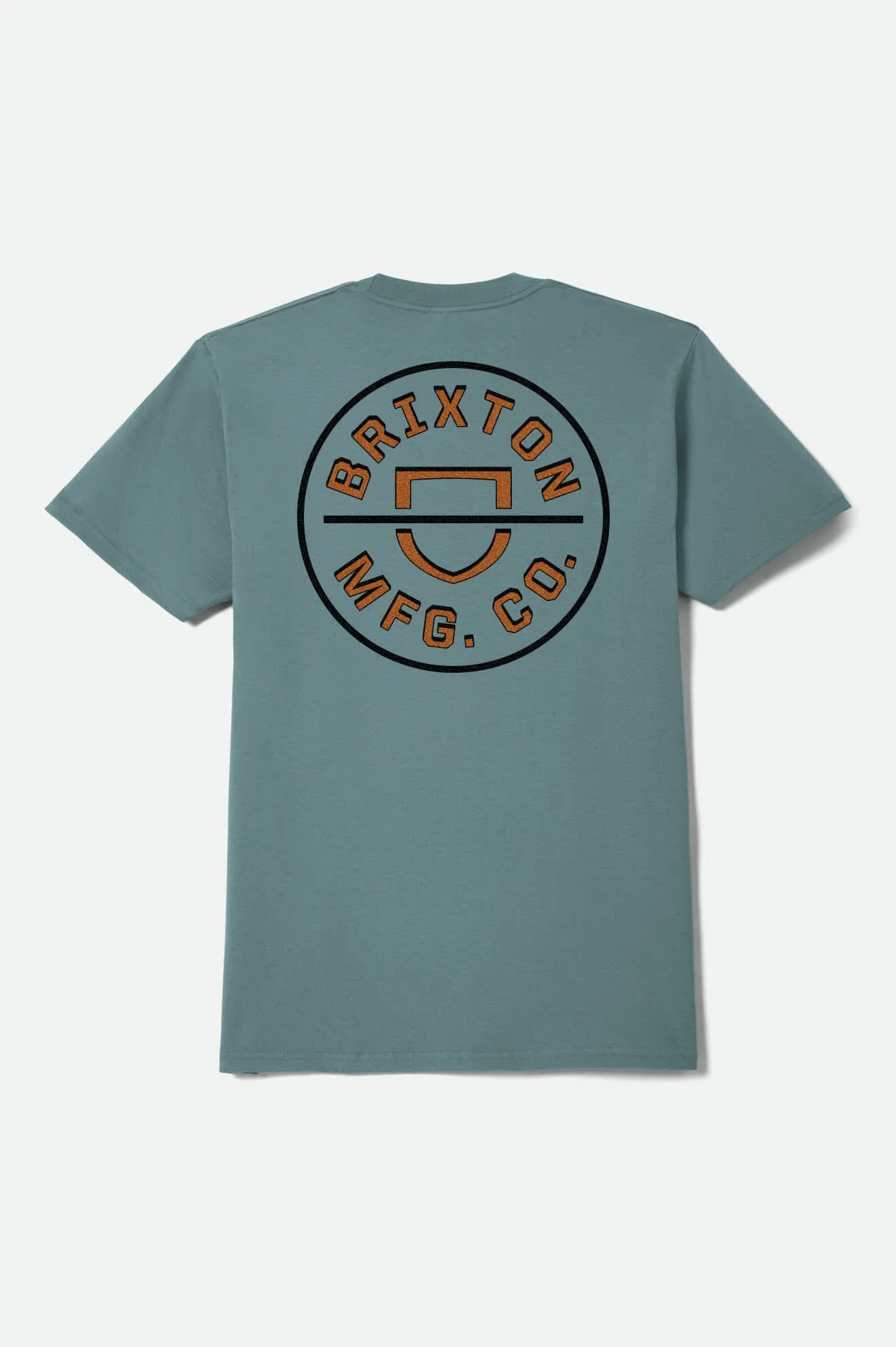 Crest II Short Sleeve Shirt - Ocean Breeze/ Black/Rust