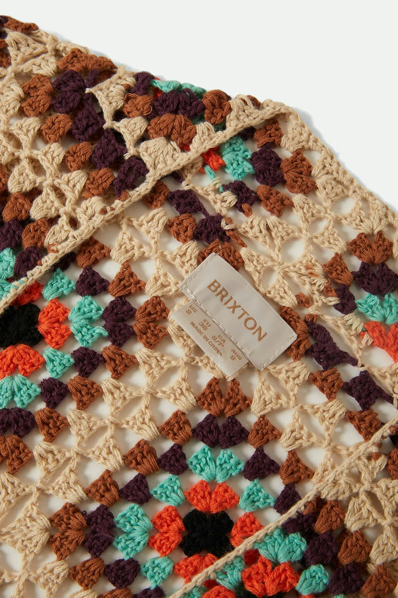 Crochet Knit Kimono - Multi Color - Image 8