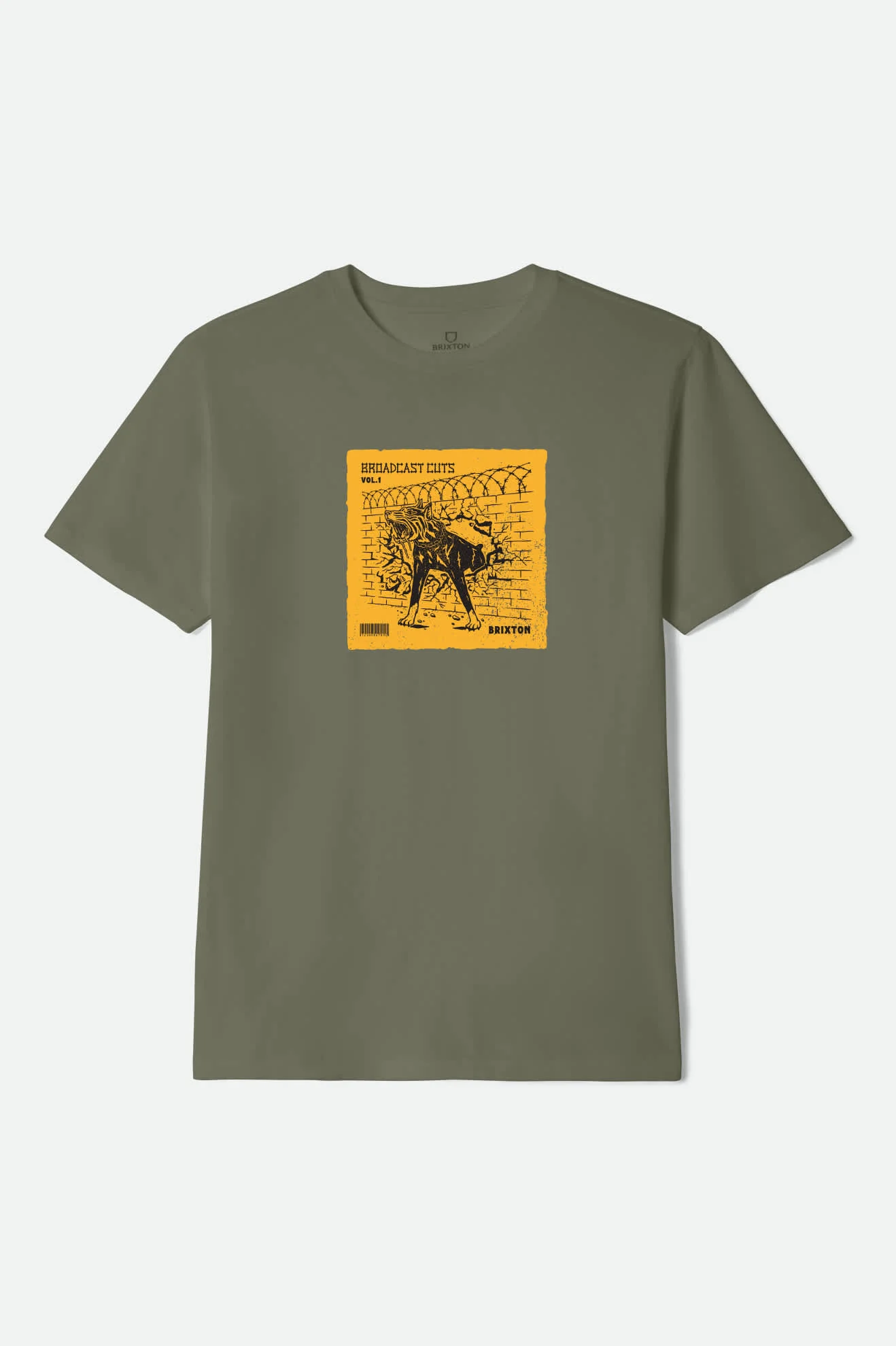Cuts Heavyweight Relaxed T-Shirt - Olive Surplus Classic Wash