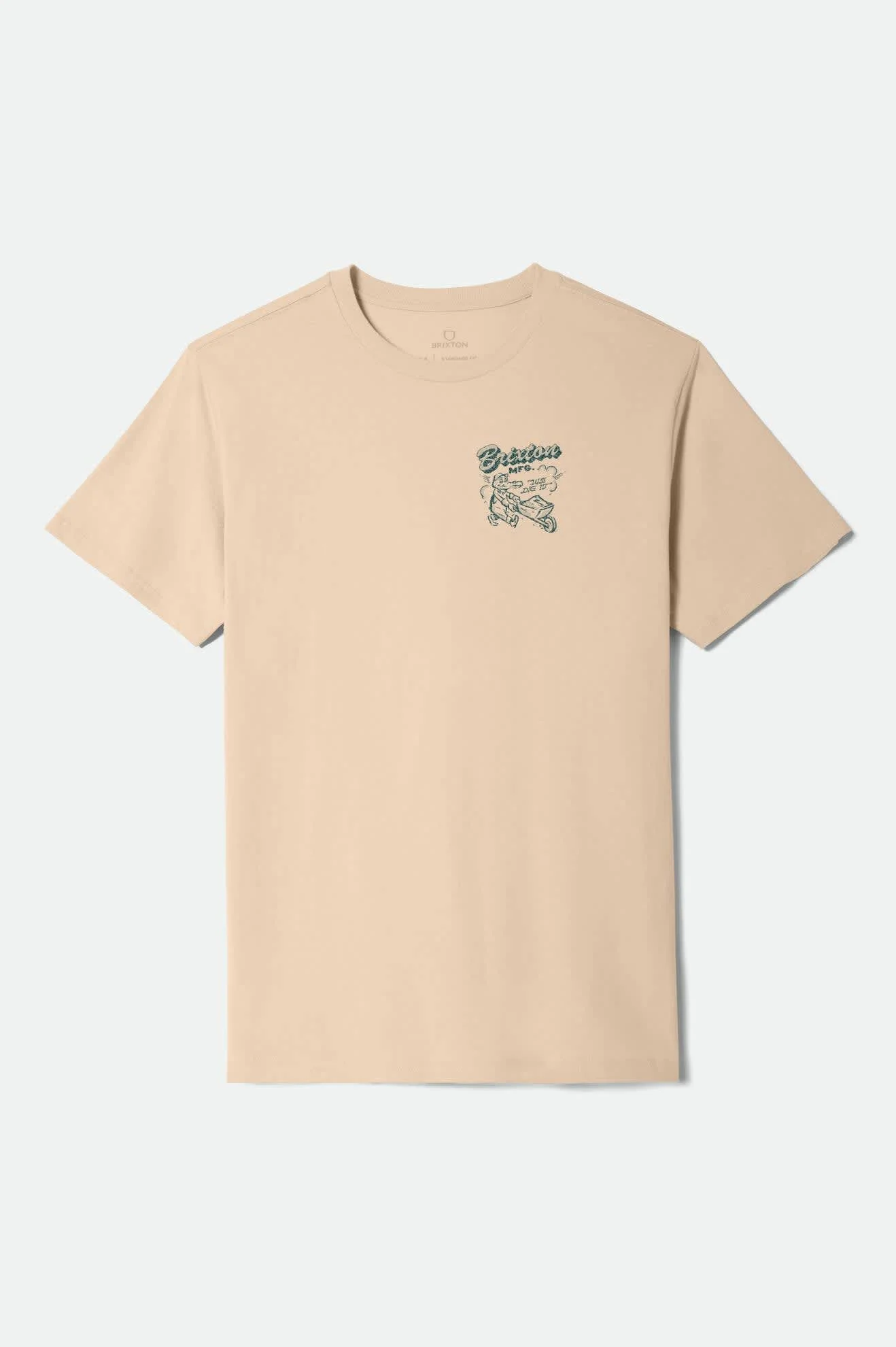 Dig It S/S Standard T-Shirt - Cream - Image 2