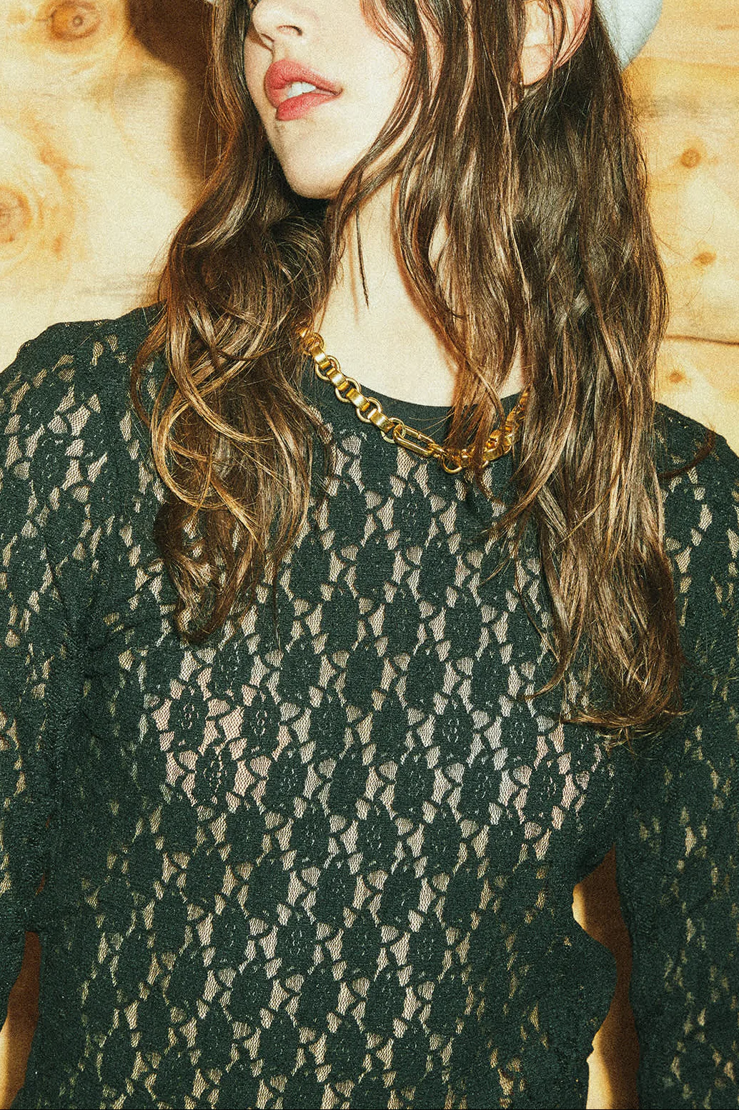 Dolly Slim L/S Knit T-Shirt - Black - Image 6