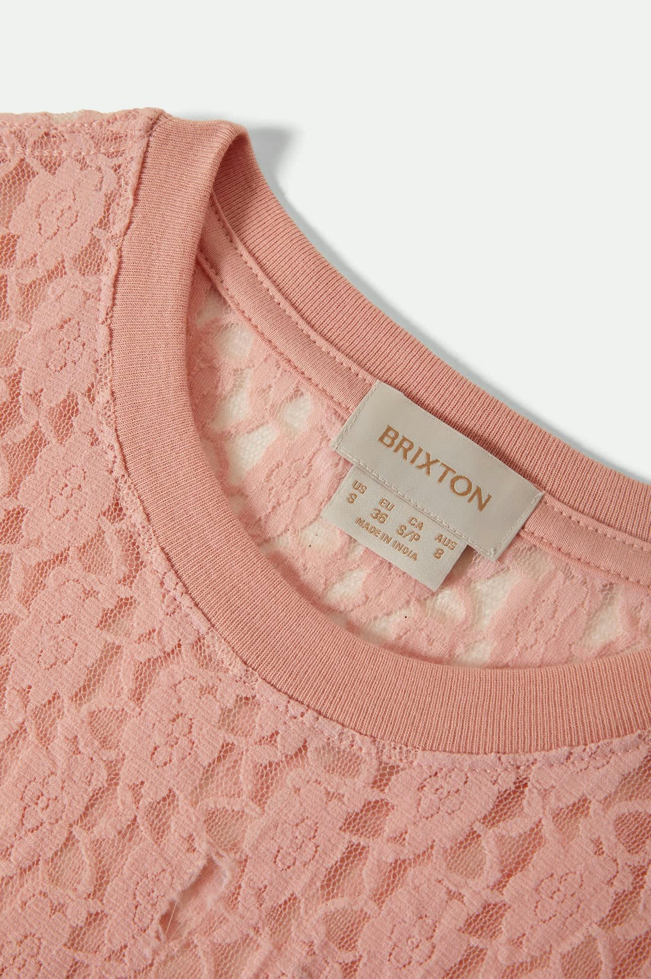 Dolly Slim L/S Knit T-Shirt - Mellow Rose - Image 4