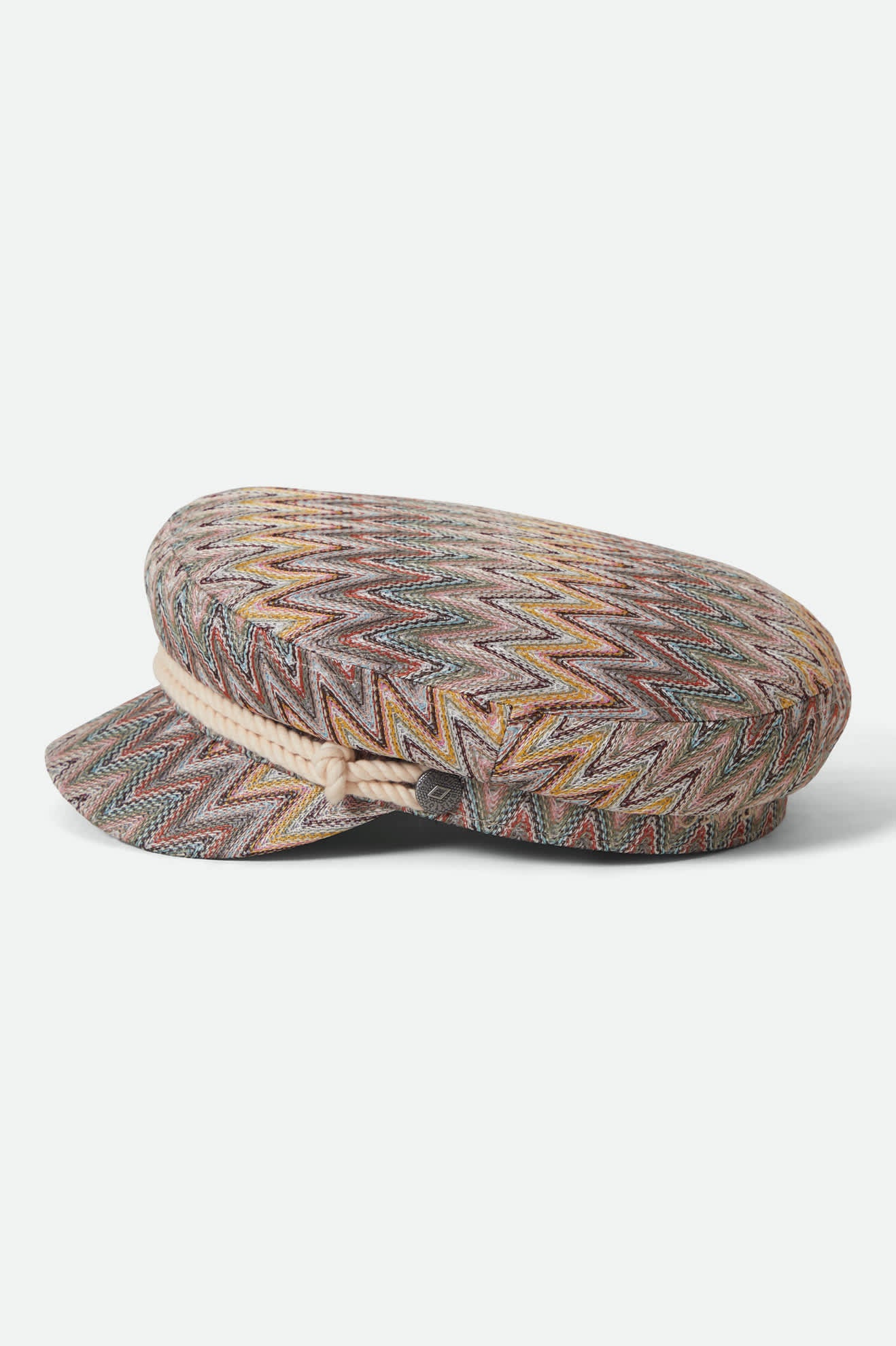 Fiddler Fisherman Cap - Multi Color Zigzag - Image 5