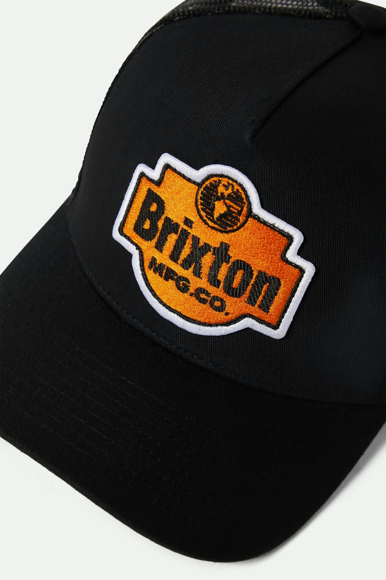 Genuine Quality Netplus Trucker Hat - Black/Black - Image 3