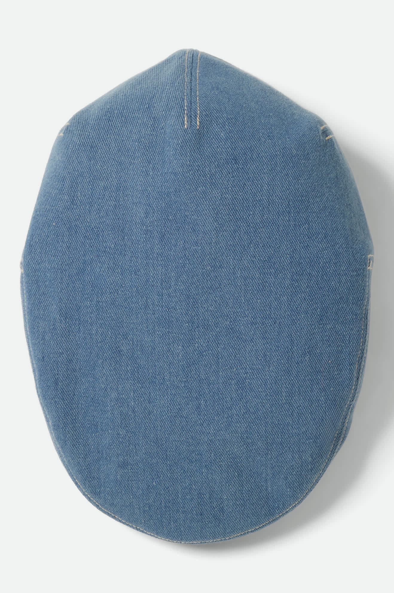 Hooligan Flat Cap - Denim/Off White - Image 3