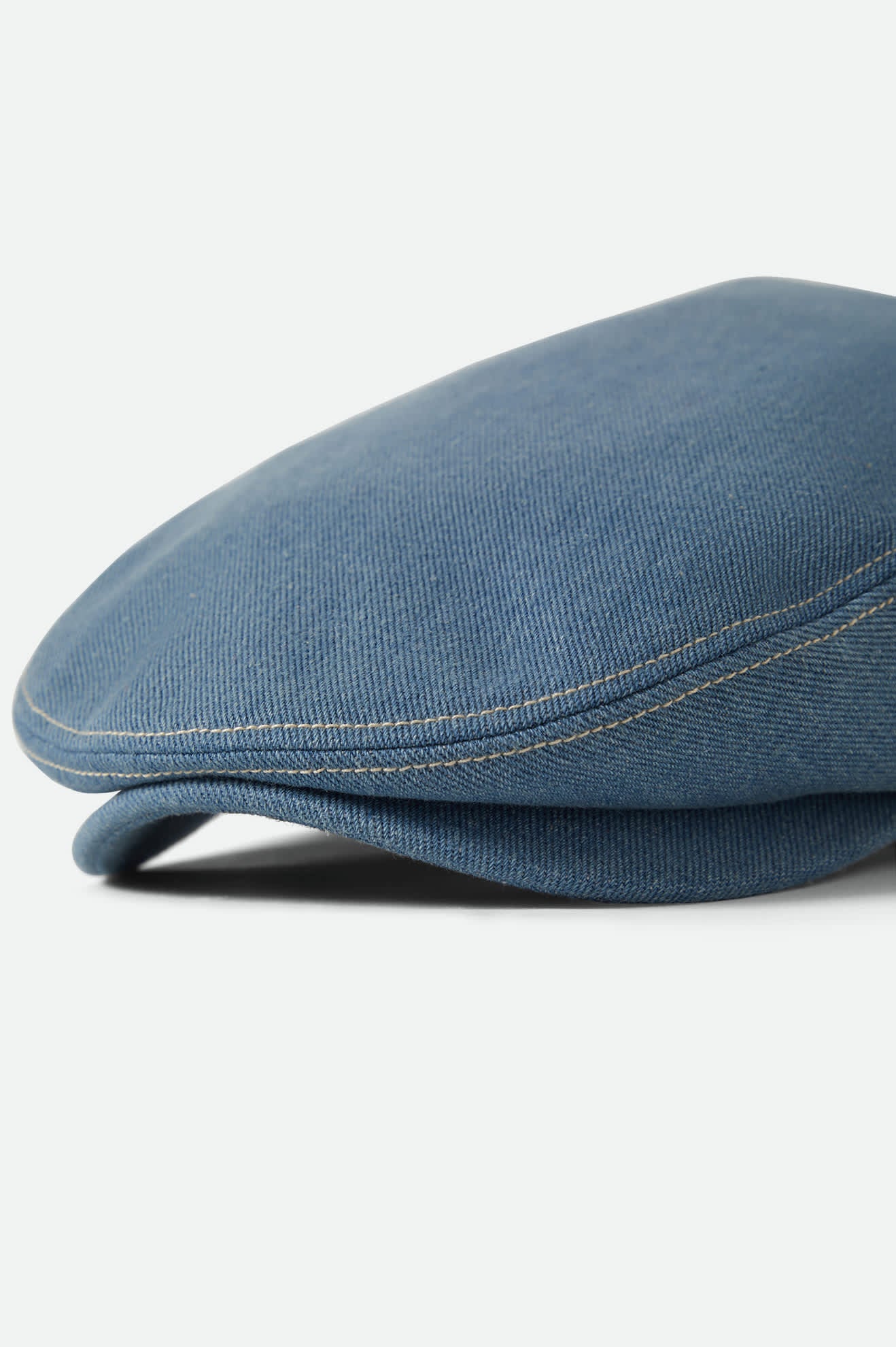 Hooligan Flat Cap - Denim/Off White - Image 4