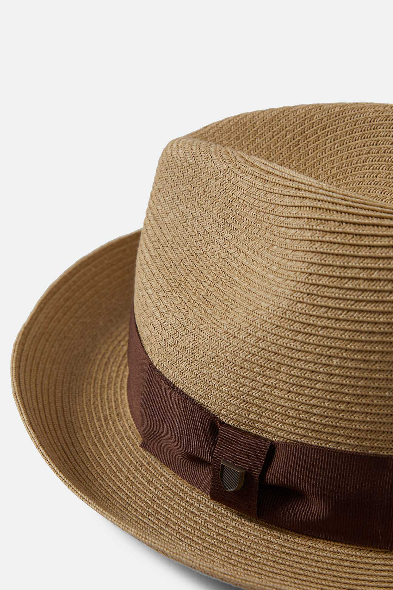 Horton Convertabrim Packable Fedora - Dark Tan/Light Brown - Image 3