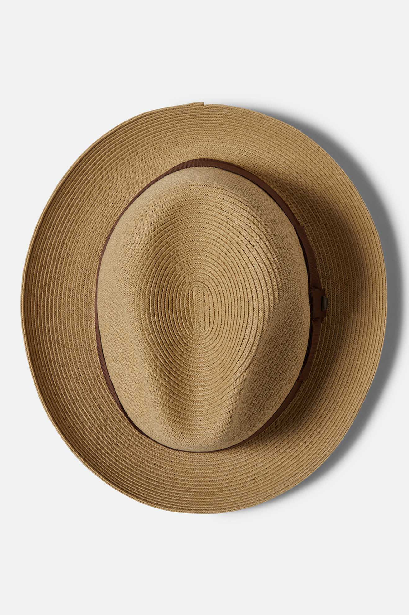 Horton Convertabrim Packable Fedora - Dark Tan/Light Brown - Image 5