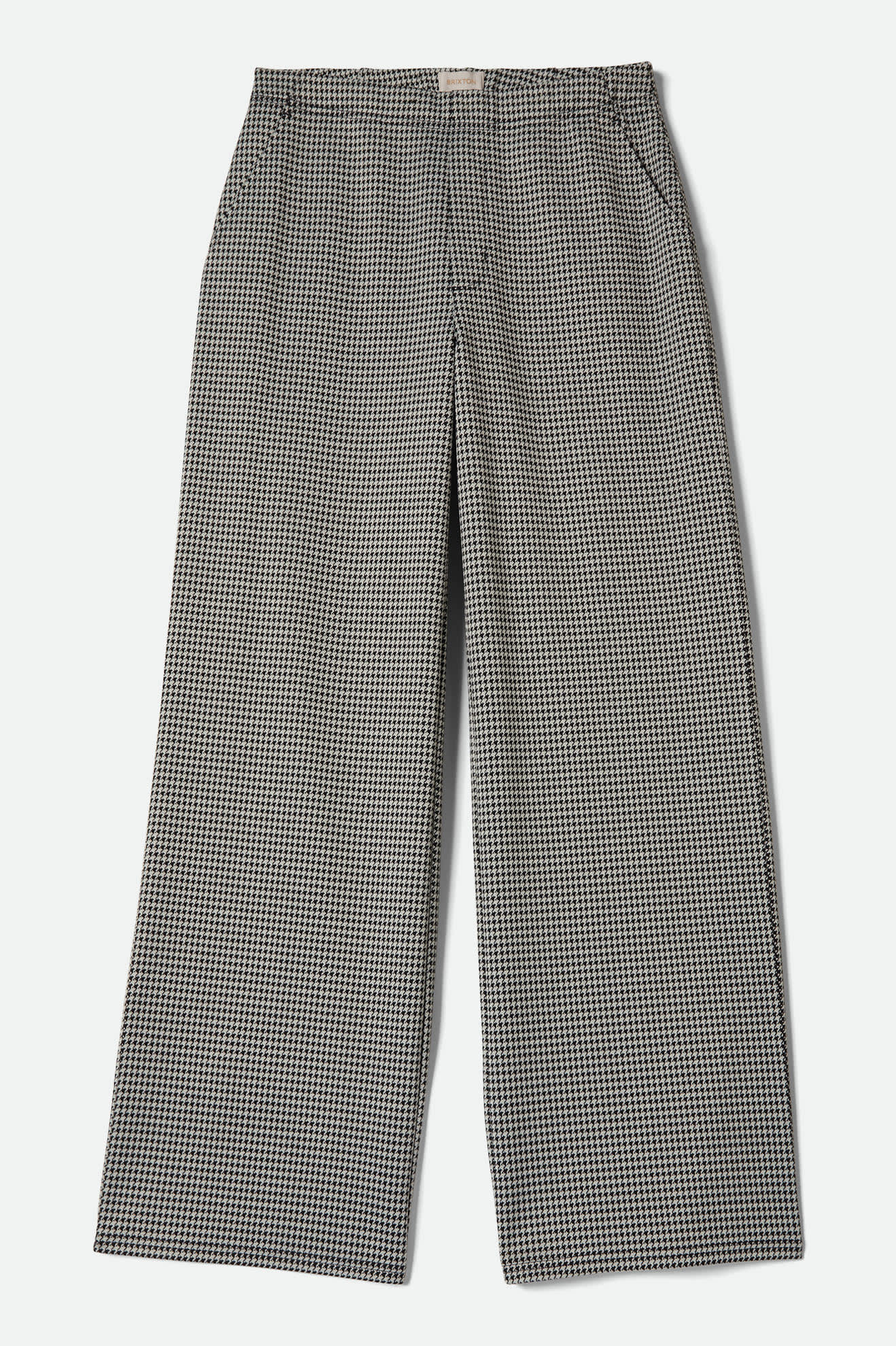 Houndstooth Leisure Trouser Pant - Winter White/Black - Image 2