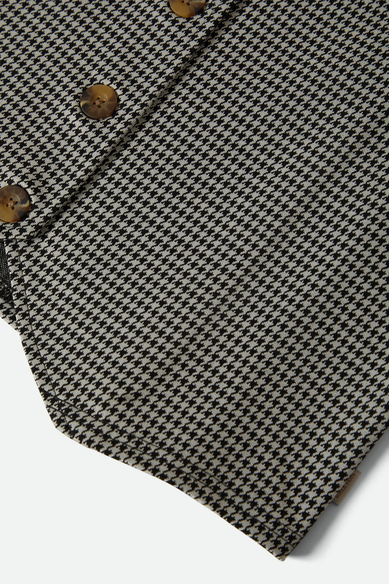 Houndstooth Leisure Vest - Winter White/Black - Image 9