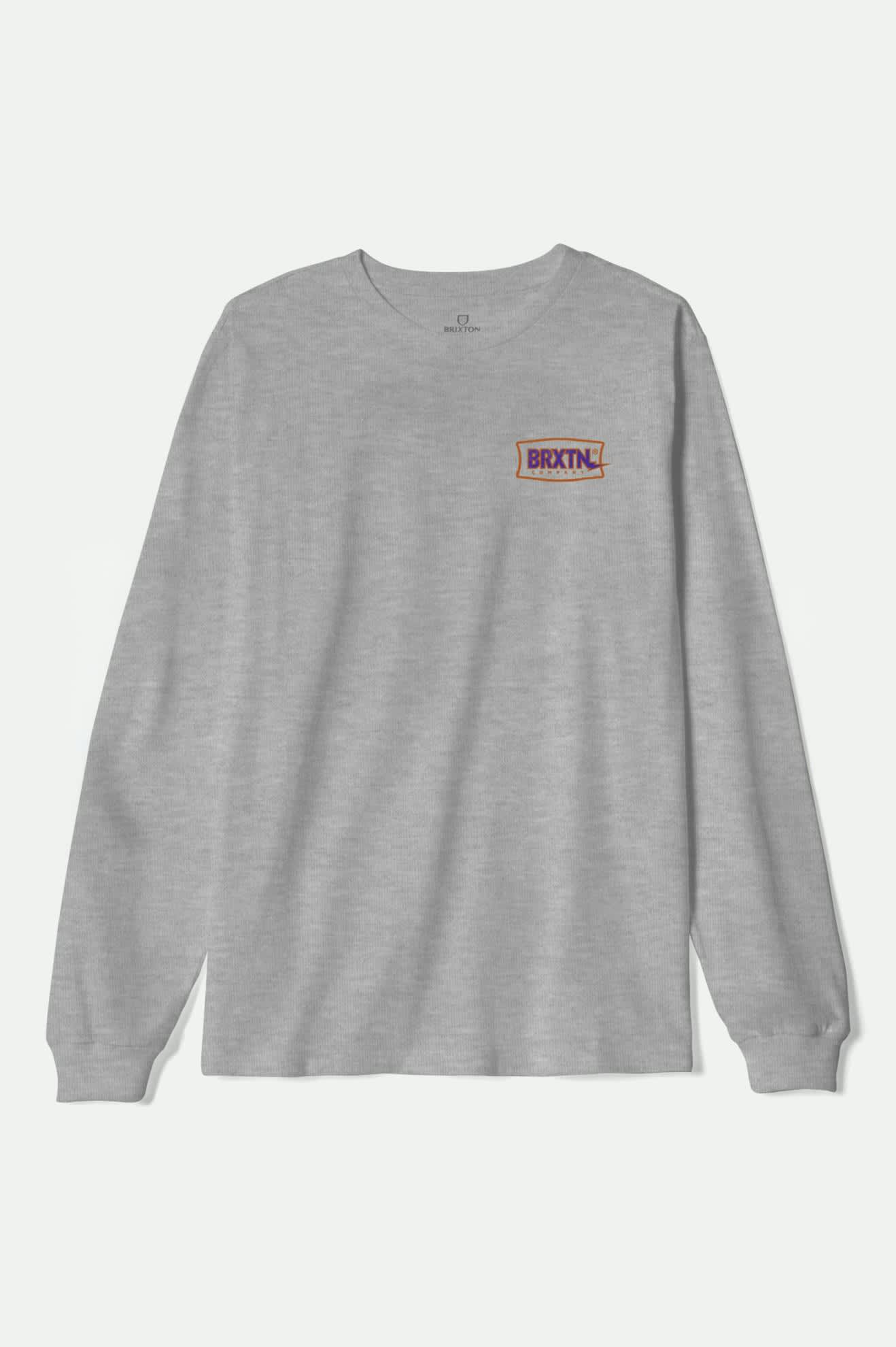 Lightning L/S Standard T-Shirt - Graphite Heather - Image 2