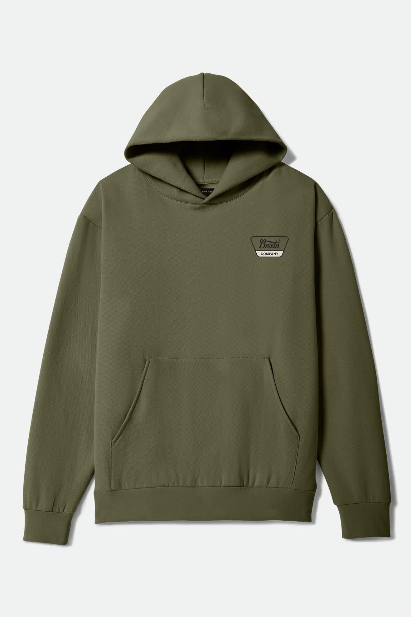 Linwood Hoodie - Army/Black/Off White - Image 2