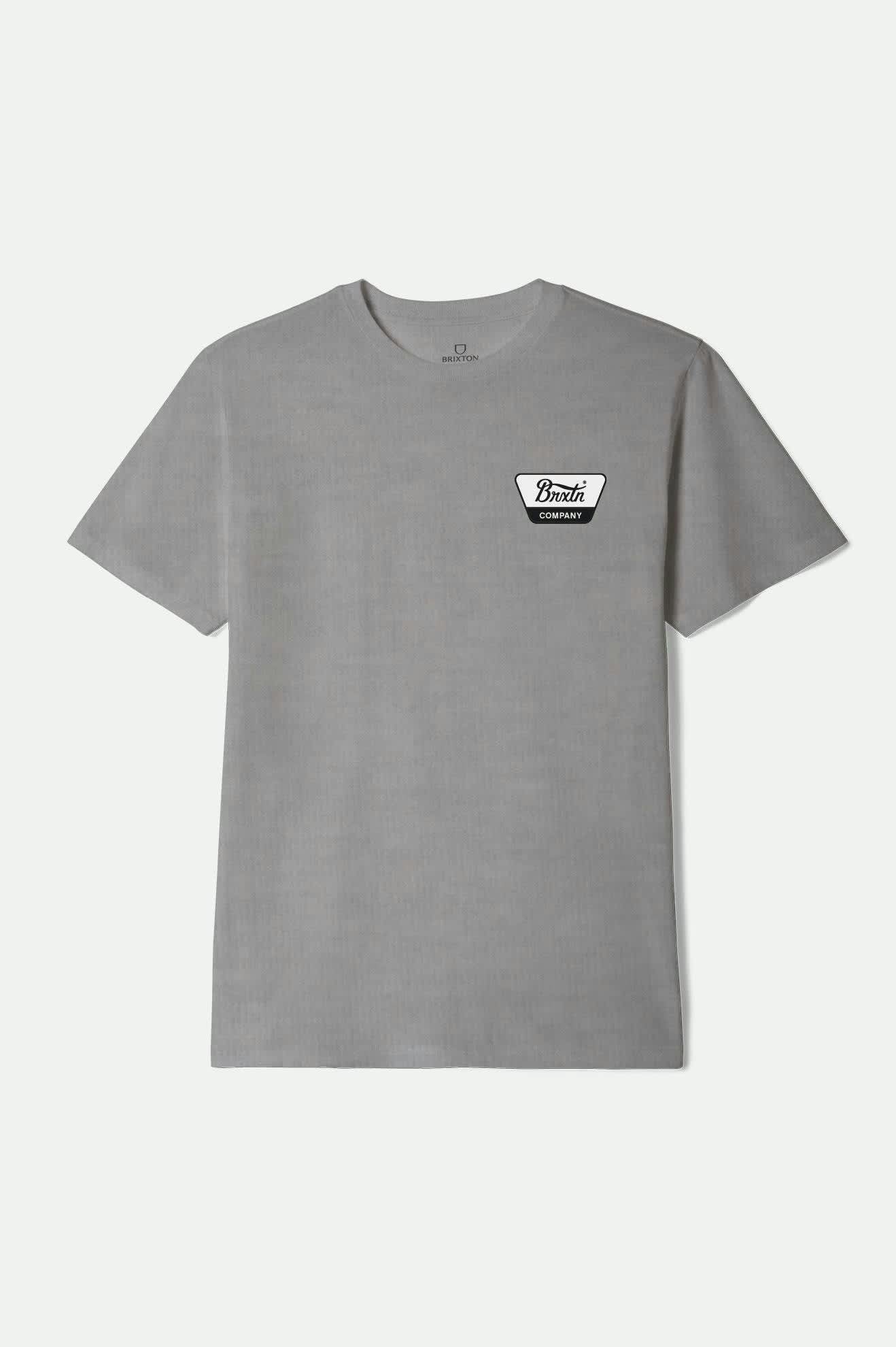 Linwood S/S Standard T-Shirt - Heather Grey/Black/White - Image 2