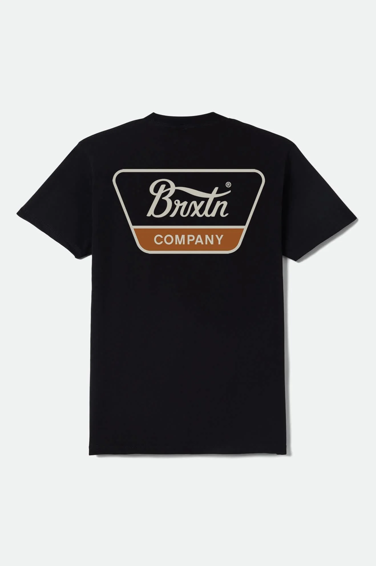 Linwood Short Sleeve Standard T-Shirt - Black/Stone/Rust
