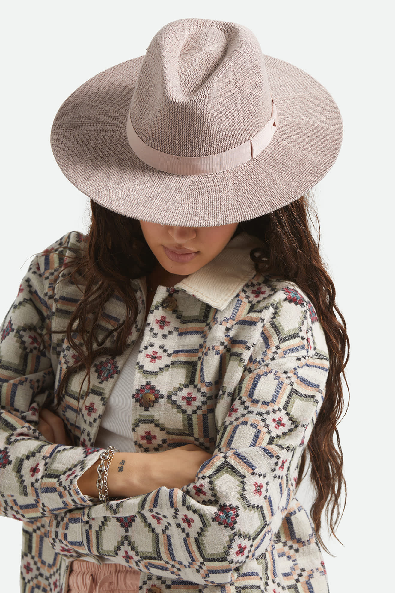 Lyons Knit Packable Hat - Chalk Pink - Image 5