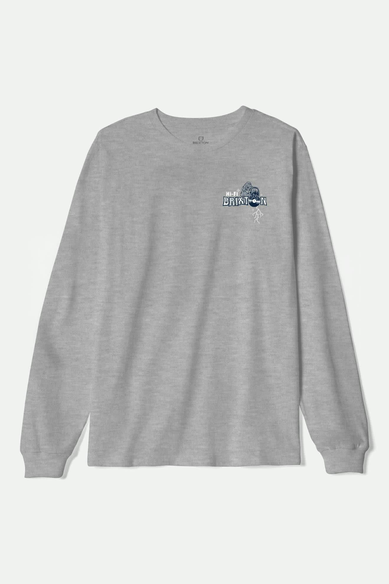 Maddox L/S Standard T-Shirt - Graphite Heather - Image 2