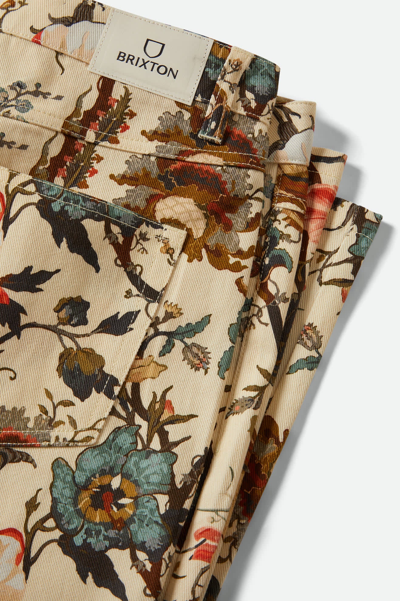 Margo Cropped 5-Pocket Pant - Botanical Floral - Image 10