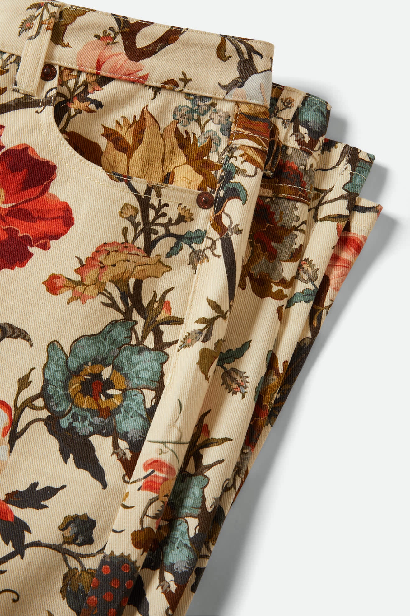 Margo Cropped 5-Pocket Pant - Botanical Floral - Image 11