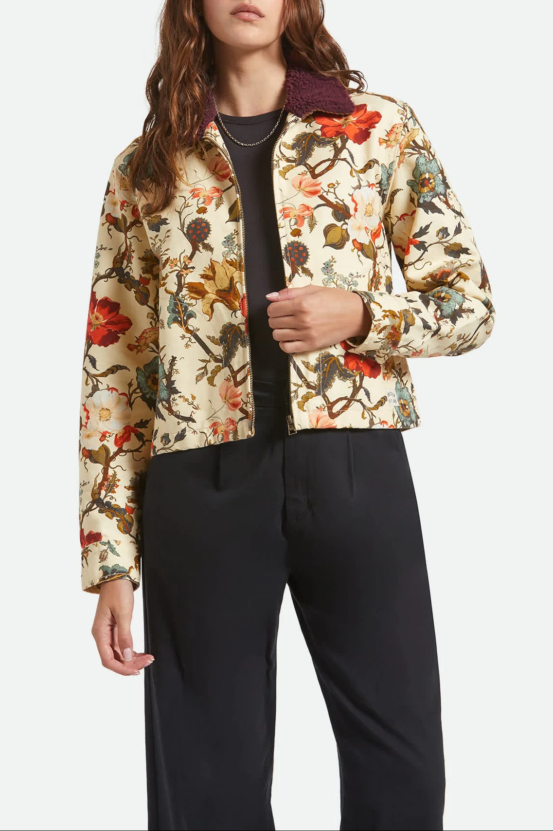 Mechanics Women's Garage Zip Jacket - Botanical Floral - Image 2